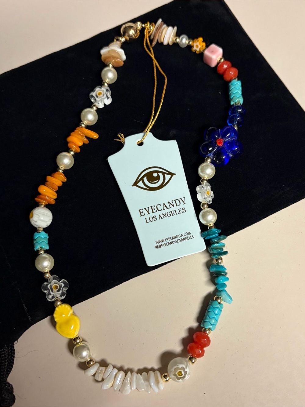 Eye Candy Women’s Multicolor Shells Necklace